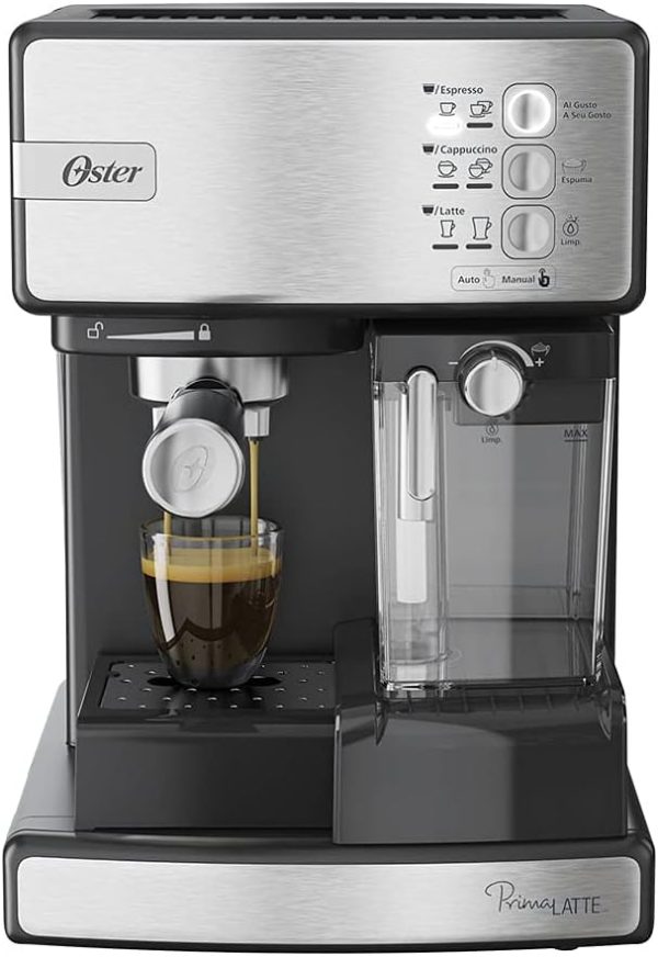 Kit Cafeteira Nova PrimaLatte Inox e Moedor de Café Oster - 220V - Image 6