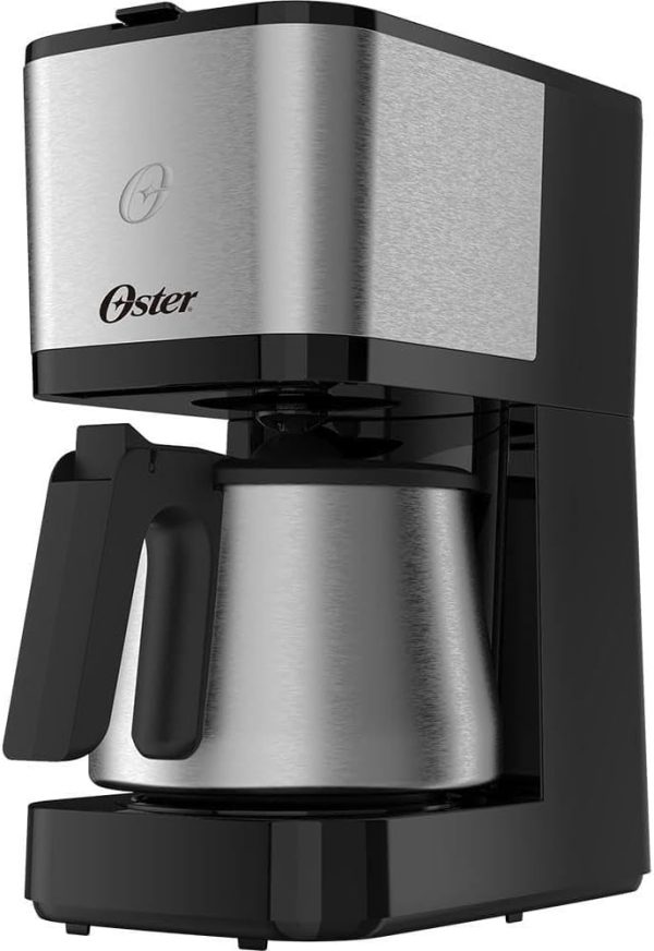 Cafeteira Oster com Jarra Inox, 1,2L, Preta - Image 4